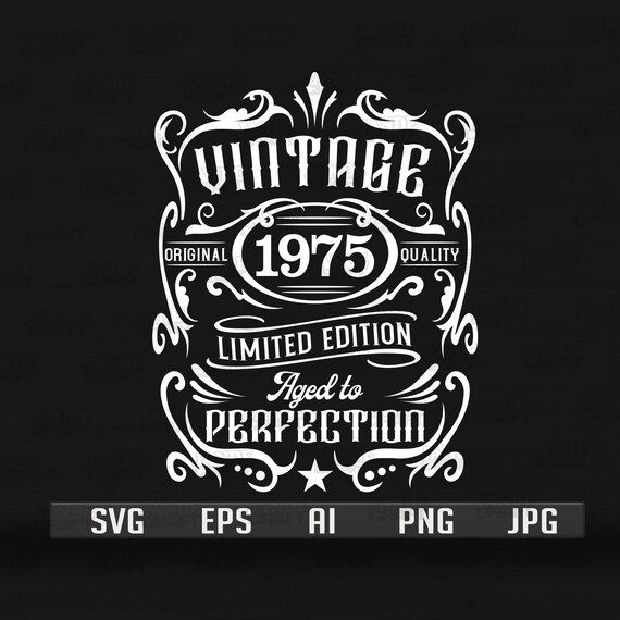 Download 46th Birthday Svg Aged To Perfection Svg Vintage Svg Etsy