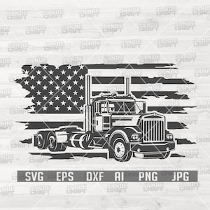 USA Truck Svg | US Semi Truck Svg | US Logging Truck Svg | Truck Clipart | Truck Png | Semi truck Cut Files | Semi Truck Png | Big Truck svg