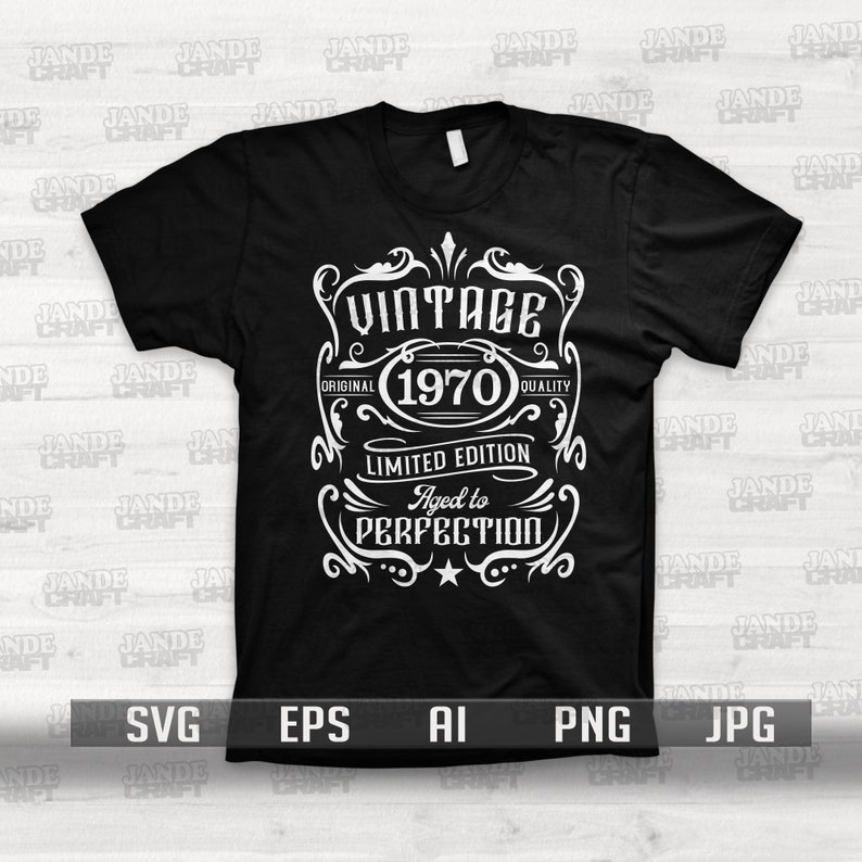 Download 50th Birthday Svg Aged to Perfection Svg Vintage Svg | Etsy