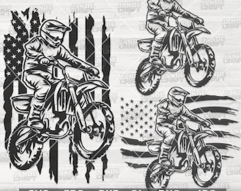 Biker svg | Motorcross svg | Biking Dad Clipart | Motorcrosser svg | BMX svg | USA Motorbike svg | Motorcycle svg | Big Bike Rally Shirt png