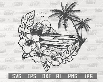 Island Beach Life svg | Beach Life svg | Summer svg | Island Vibes svg | Beach svg | Salt Life svg | Summer Vibes svg | Summer Cutting File