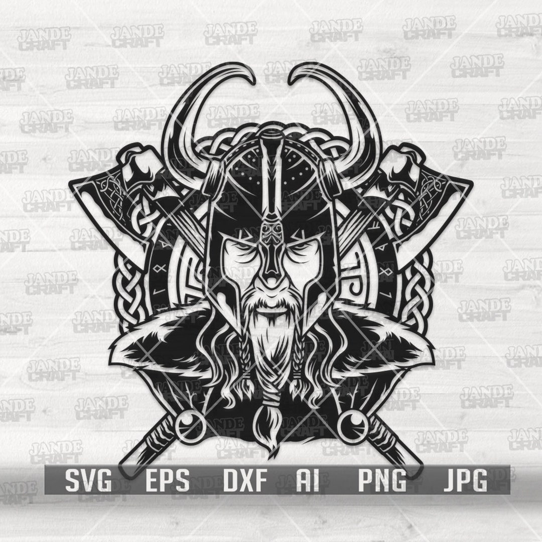Viking Warrior Svg Valhalla Svg Norse God Svg Viking Clipart Norse