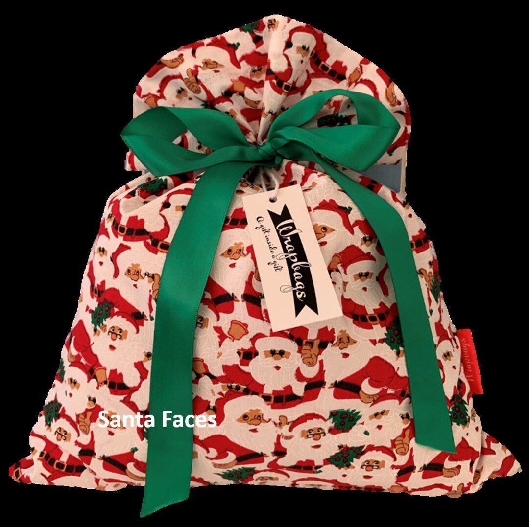 Christmas Gift Bags, Xmas Gift Bags, Xmas Wrapping, Fabric Bags, Fabric