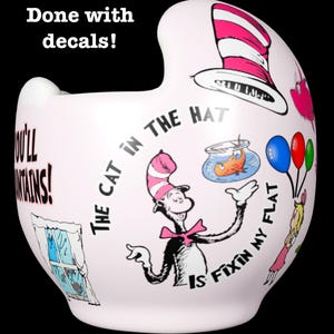 Personalized Whimsical Hat Doc Band Decoration | Fun & Festive Cranial Helmet Design Inspired by Classic Stories for Starband, docband,