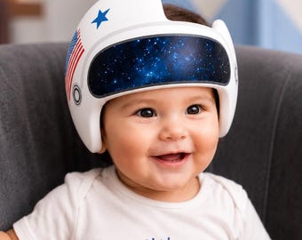 Personalized Astronaut NASA Cranial Helmet Decal | Stickers