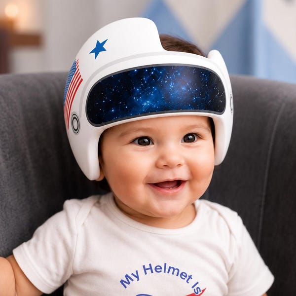Personalized Astronaut NASA Cranial Helmet Decal | Stickers
