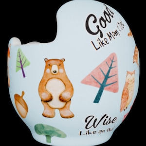 Custom design doc band decoration decals, stickers, cranial helmet, Starband, docband, flat head for baby Roundmyhead Strong like a bear