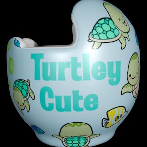 Personalized Turtle Doc Band Decal | Turtly Cute | Stickers for Cranial Helmet, Hanger Helmet, Star band, Plagiocephaly | With fast shipping