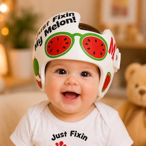 Aufkleber mit Wassermelonenmotiv für Helme, Sternenband-Dekorationsaufkleber, individuelles Design für Baby-Docband