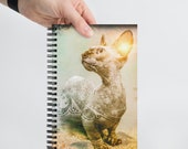 Sphynx Cat Spiral notebook, Journal, Writing Notebook by Heather Irwin
