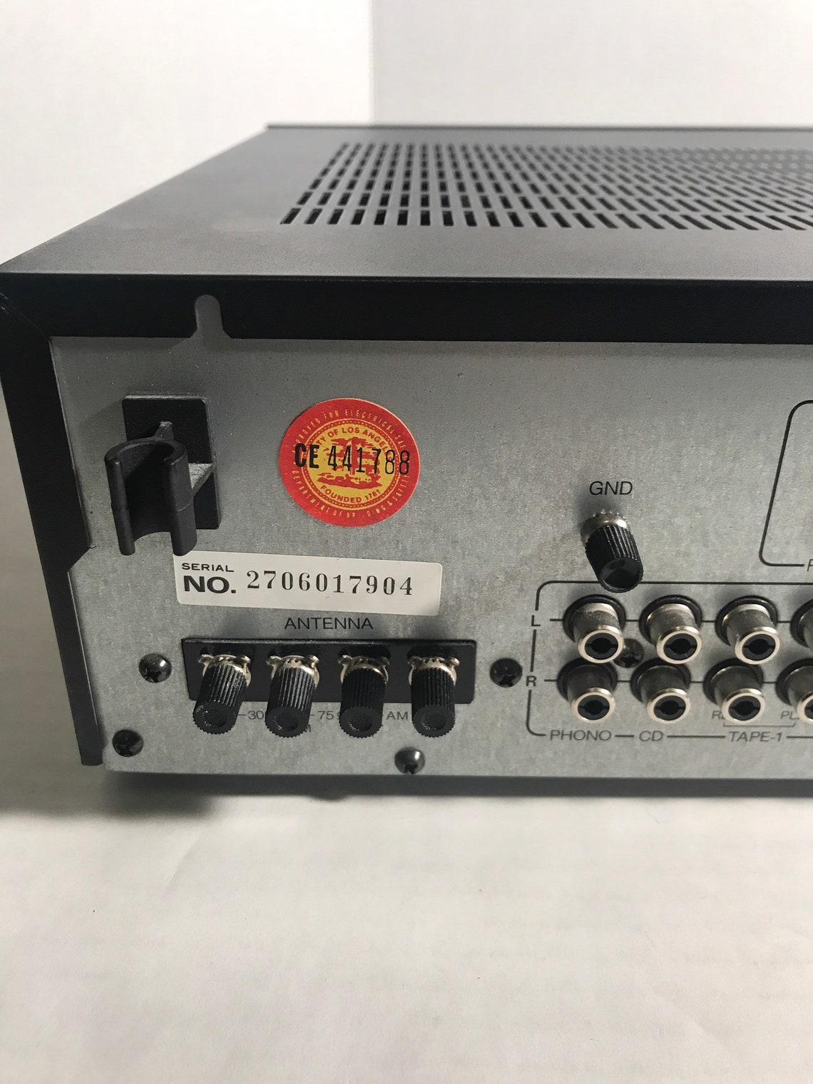 Vintage Onkyo TX84 Quartz Synthesized Tuner Amplifier Etsy