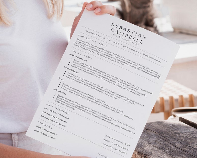 Functional Resume Template ATS - Il 794xN.4643200495 4hpa 