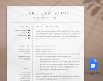 Google Docs Resume Template, CV Template Google Docs, Resume Google Docs, Resume Template Google Docs, Cv Template Simple, Modern Resume