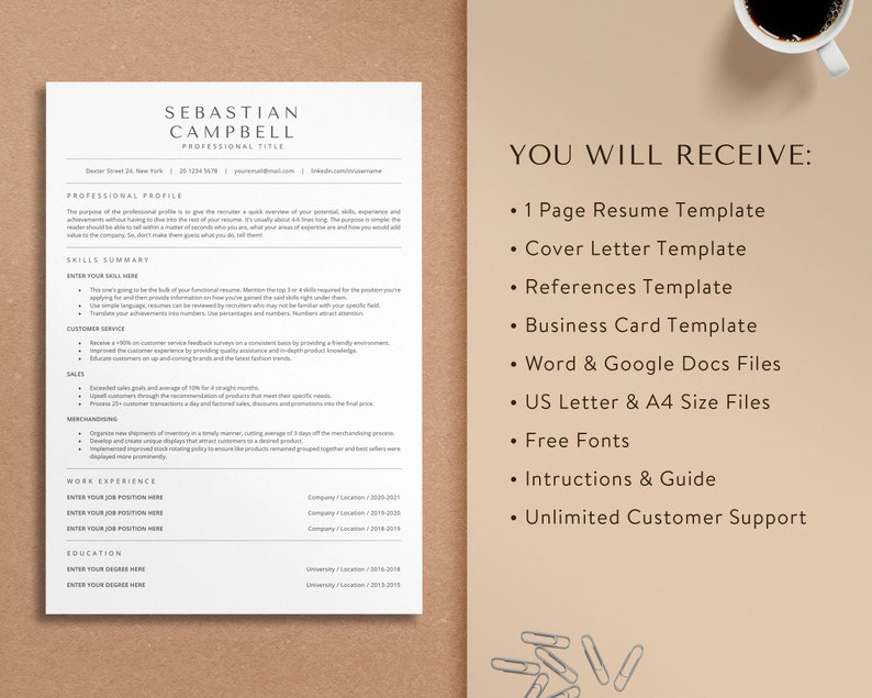 Functional Resume Template ATS - Il 794xN.4645057333 S07e 