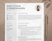 Creative Resume Template, Cv Template With Photo, Cv Resume Template, Professional Resume Template, Modern Resume Template Word, Lebenslauf 