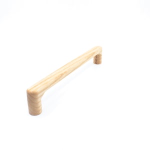 Ash furniture handle 255 rounded design narrow various lengths. Natural, decoration, kitchen, cupboard, drawer, handle for fronts, IKEA, handle