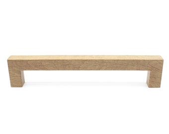 Tirador para mueble de roble 351 longitudes diferentes. Tirador decorativo natural para cajón de armario de cocina, tirador de madera para frentes