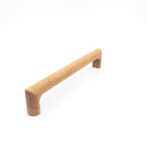 Maniglia per mobili in rovere 552 diverse lunghezze. Maniglia decorativa naturale per cassetti da cucina per frontali Maniglia in legno