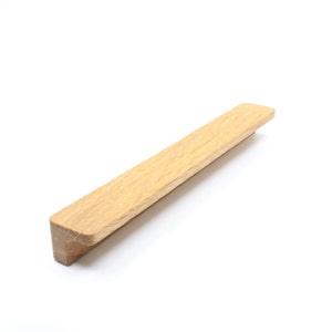 Oak furniture handle 203 One-sided handle rounded various lengths. Natural, kitchen, cupboard, drawer, handle, handle bar, IKEA, wooden handle, wood