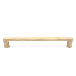 Eiche Möbelgriff 255 abgerundetes Design schmal versch. Längen. Natur, Deko, Küche, Schrank, Schublade, Griff für Fronten, IKEA, Griff, Holz Bild 1