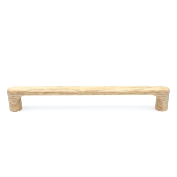 Eiche Möbelgriff 255 abgerundetes Design schmal versch. Längen. Natur, Deko, Küche, Schrank, Schublade, Griff für Fronten, IKEA, Griff, Holz