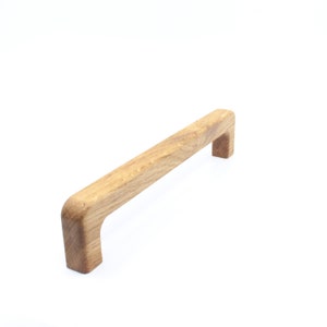 Oak furniture handle 353 various lengths. Natural decorative kitchen cabinet drawer handle for fronts wooden handle
