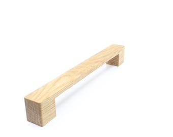 Oak furniture handle 251 miter handle various lengths. Natural kitchen cabinet drawer handle fronts handle handle cabinet handle IKEA wooden handle