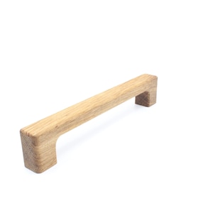 Oak furniture handle 323 various lengths. Natural decorative kitchen cabinet drawer handle for fronts wooden handle