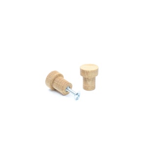 Oak furniture knob 101 furniture handle natural decoration kitchen cupboard drawer IKEA PAX doorknob wooden handle chest of drawers cupboard knob