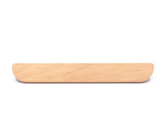 Buche Möbelgriff B204 Einseitiger Griff Rundung versch. Längen. Natur, Küche, Schrank, Schublade, Griff, Griffleiste, IKEA, Holzgriff, Holz