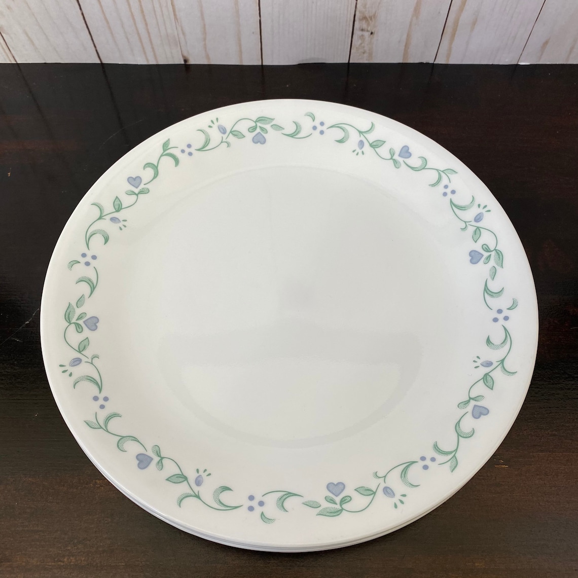 Corelle country cottage dinner plates Corelle with blue Etsy