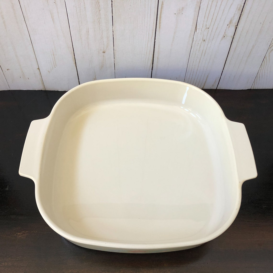 Corningware Symphony baking dish w/ brown glass lid Etsy