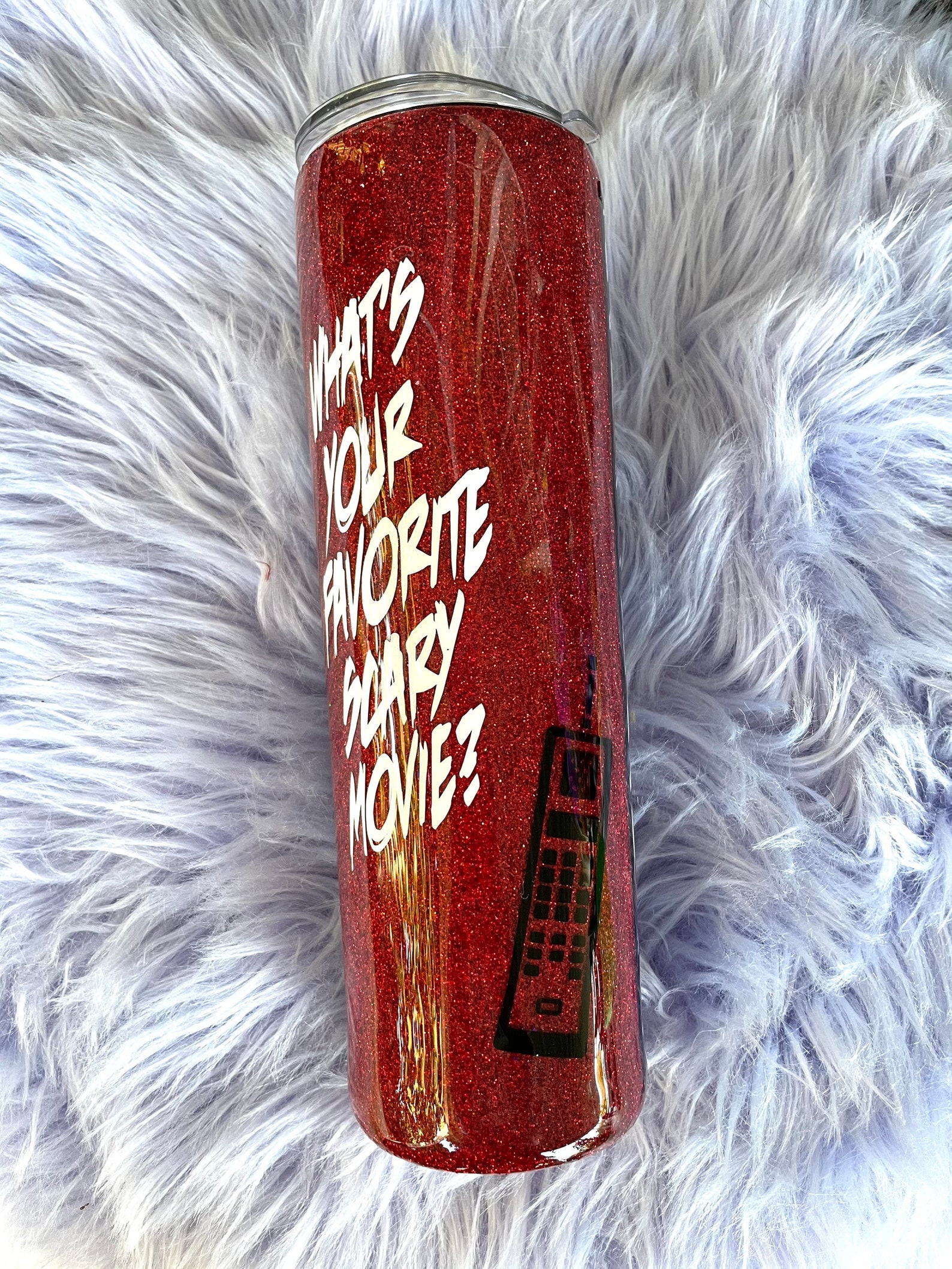 Scream glitter tumbler Halloween tumbler horror movie | Etsy