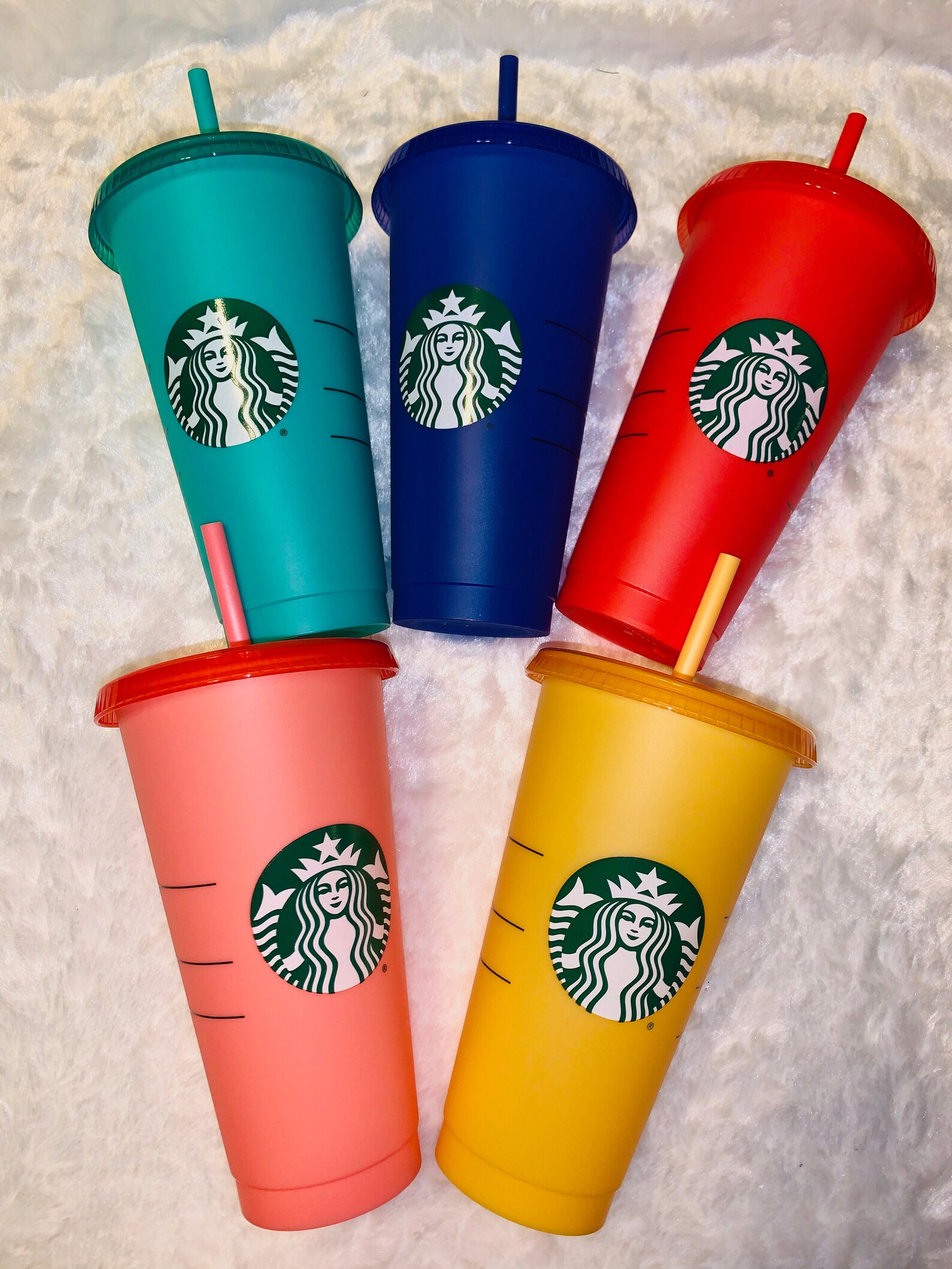 Personalized color changing Starbucks cups summer 2020 Etsy