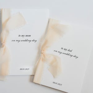 À ma mère pour ma carte de mariage