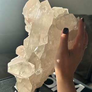 RARE Pink Lemurian cluster
