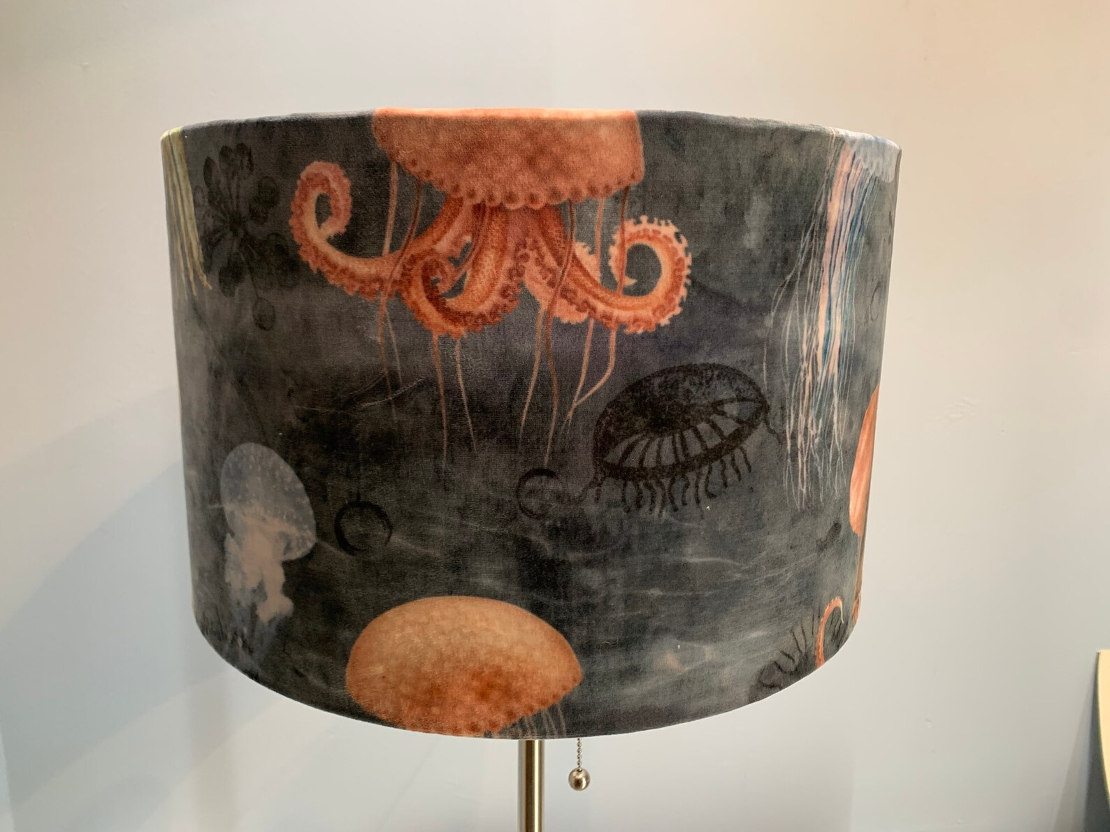 Velvet Jellyfish Sea Drum Lampshade All Sizes Etsy