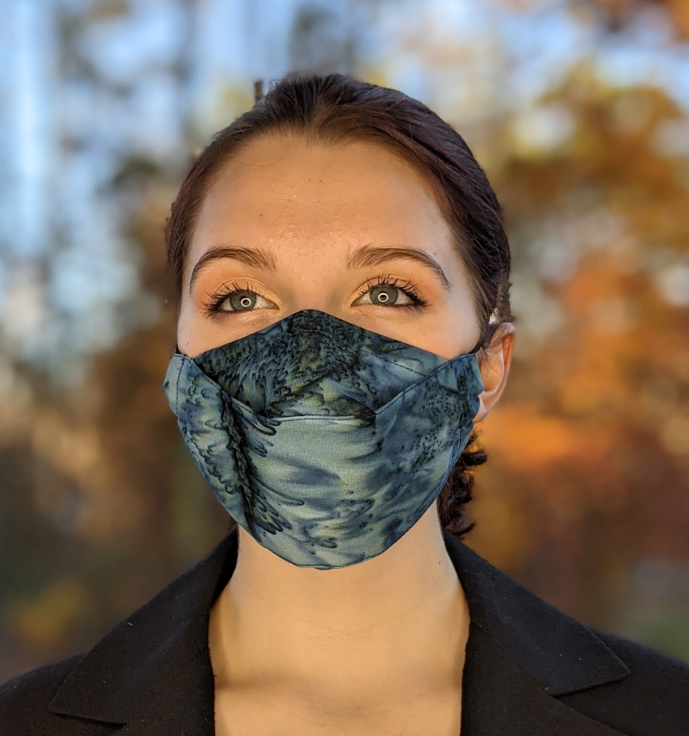 3D Face Speaking Choir Origami 3 Ply 3 Layer Face Mask Corporate Women ...