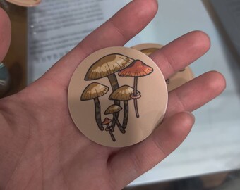 Small mushroom sticker