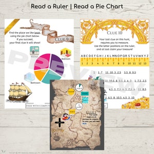 Math 1: Pirates Educational Treasure Hunt Instant Download Printable Elementary School Escape Room STEM image 5