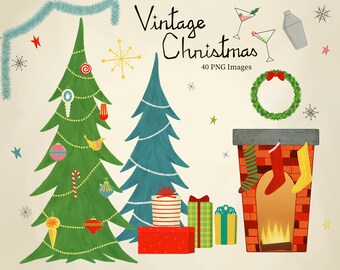 Vintage Weihnacht Clip Art
