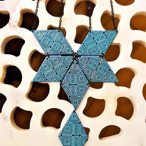 Modern Statement, Turquoise Bib Necklace, Bib Necklace For Her, Turquoise Bib Necklace, Chunky Bib Necklace, Fun Bold Necklace