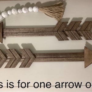 Wooden Arrow