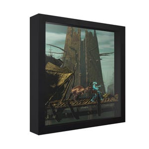 Oddworld: Abe's Oddysee 3D Shadow Box - Handmade Retro Game Wall Art