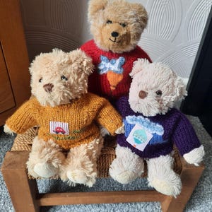 Designer jumper for small teddy bear