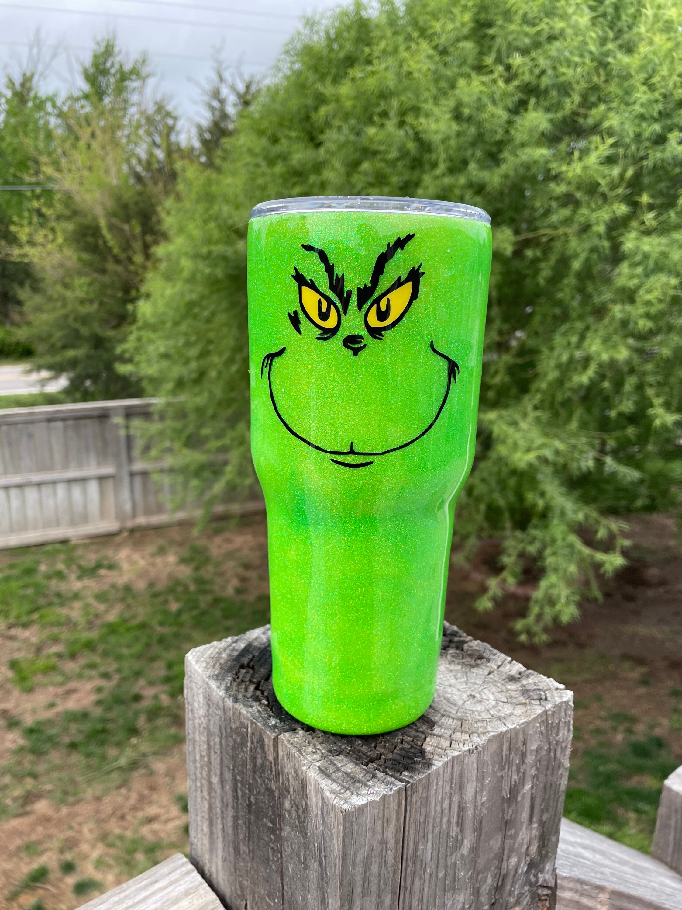 Adult Beverage Inspired Grinch Tumbler – Designs By Andrea Inc.