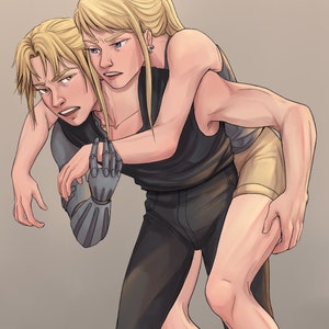 Can&#39;t Move My Legs FMA Brotherhood Art Print
