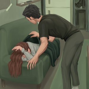 Scientist Nap Time Steins Gate Art Print