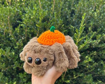 Crochet Pumpkin Costume || Made For Mini Beans Spider Build a Bear