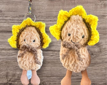 Crochet Hat or Outfit for Amusable Peanut Jellycat London Stuffed Animal Collector Plushie
